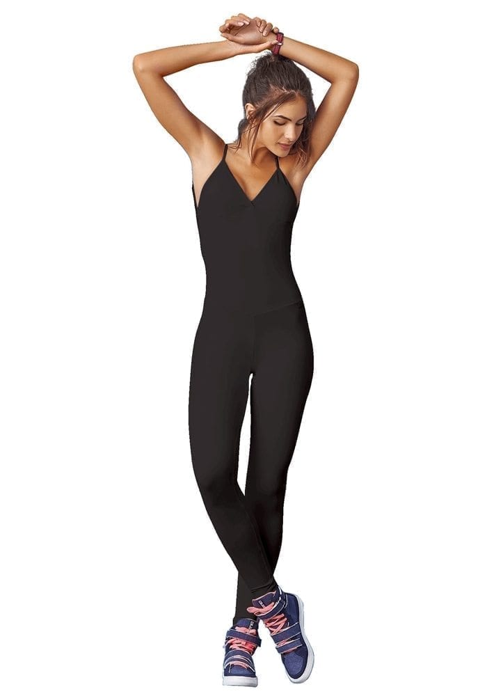 CAJUBRASIL 7574 Sexy Workout One-Piece Jumpsuit Strappy