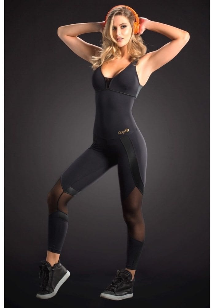 OXYFIT Jumpsuit Way 15192 BK - Sexy Rompers, Cute Workout 1-Piece