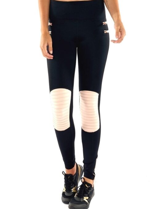 L'URV Leggings Wild and Wanted Moto Leggings Black Sexy Workout Tights