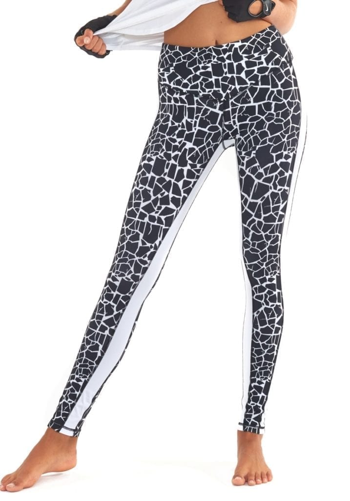 L'URV Leggings WORK IT OUT Leggings Sexy Workout Tights Black Marble ...
