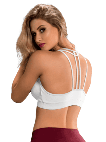 OXYFIT Bra Top Cutouts 27089 White - Sexy Sports Bras