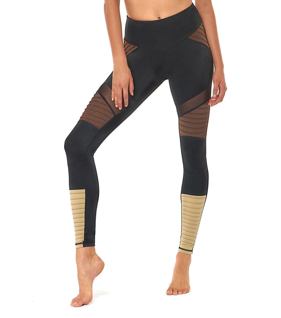L'URV Leggings SHAKE YOUR BOOTY Leggings Sexy Workout Tights BK Choco Gold