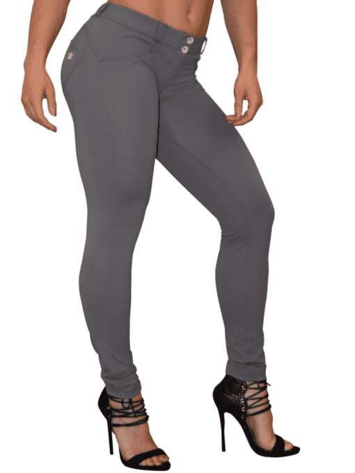 FREDDY WR.UP Shaping Effect - Low Rise - Skinny - Cellulite Reduction GRAY