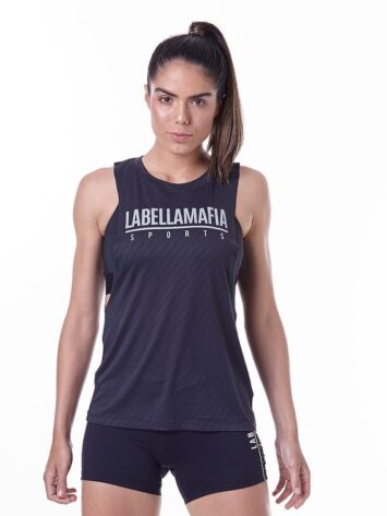 LabellaMafia Essentials LBM Black Tank Top – FBL13910