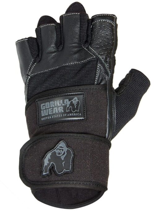 Gorilla Wear - Dallas Wrist Wrap Gloves - Black