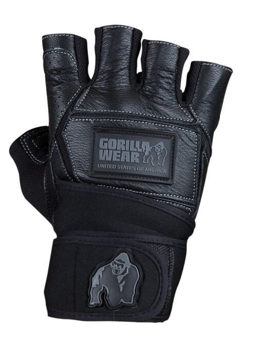 gorilla wear Hardcore Wrist Wraps Gloves Black