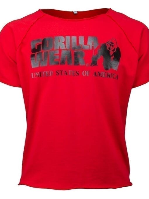 Gorilla Wear Classic Work Out Top - red