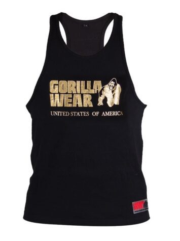 Gorilla Wear Classic Tank Top – Gold/Black