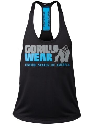 Gorilla Wear Nashville Tank Top – Black/Light Blue
