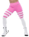 BFB Legging Angel- Blush Stripes Pink/white