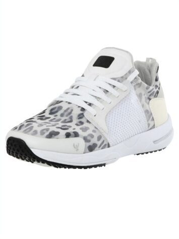 Freddy Fitness Footwear – Feline 2.0 Leopard Print Sport Shoe – white