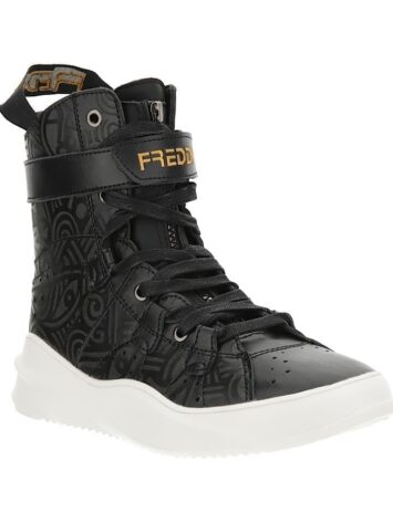 Freddy Fitness Footwear – Mid Cut Boot 589 Laolu Real Leather – Black