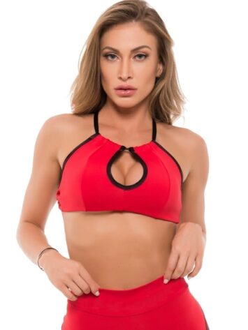 BFB Activewear Sports Bra Top Hot Red – 27752