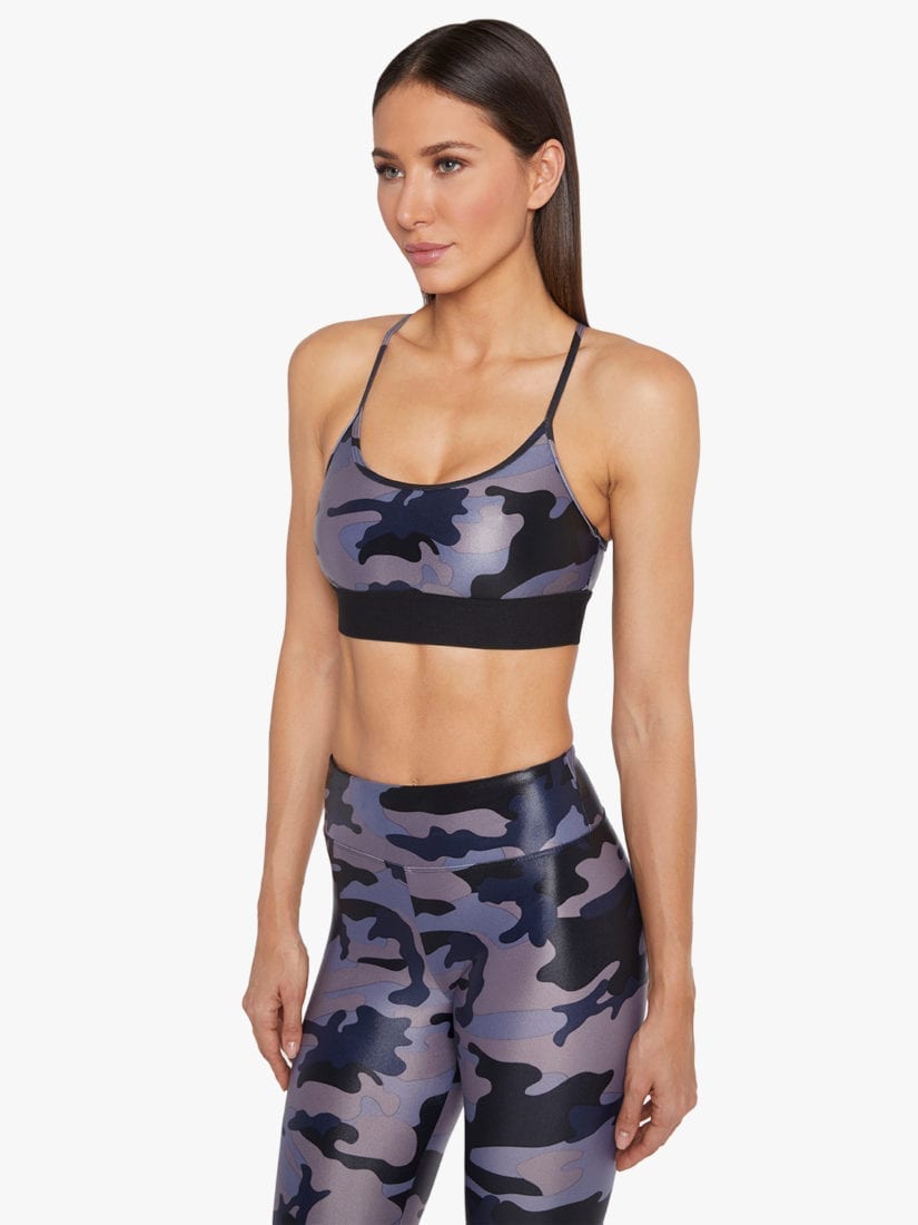 Sweeper camouflage sports bra in multicoloured - Koral