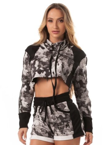 Let’s Gym Cropped M/L Up Top – Printed