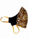 Dynamite Brazil Face Mask - Double sided Tricoline Cotton - Golden Leopard