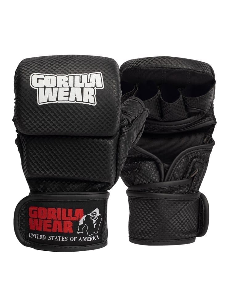 Gorilla Wear Ely MMA Sparring Gloves – Black