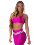 Lets Gym Fitness Ikate Muse Sports Bra Top - Pink