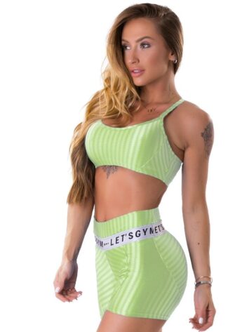 Lets Gym Fitness Ikate Muse Sports Bra Top – Lime
