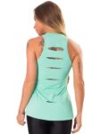 Let's Gym Fitness Blusa New Trip Electric Top - Turquoise