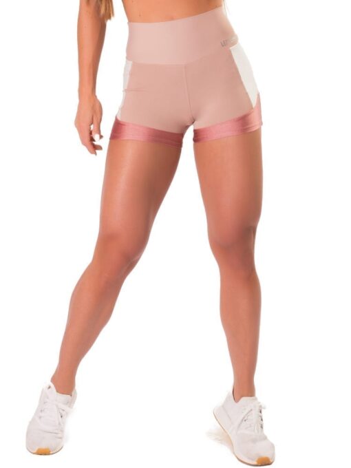 Let's Gym Fitness Royalty Fit Shorts - Nude