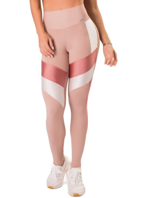 Let's Gym Fitness Royalty Fit Leggings - Nude
