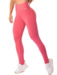 Let's Gym Fitness Energetic Push Up Leggings - Guava Pink