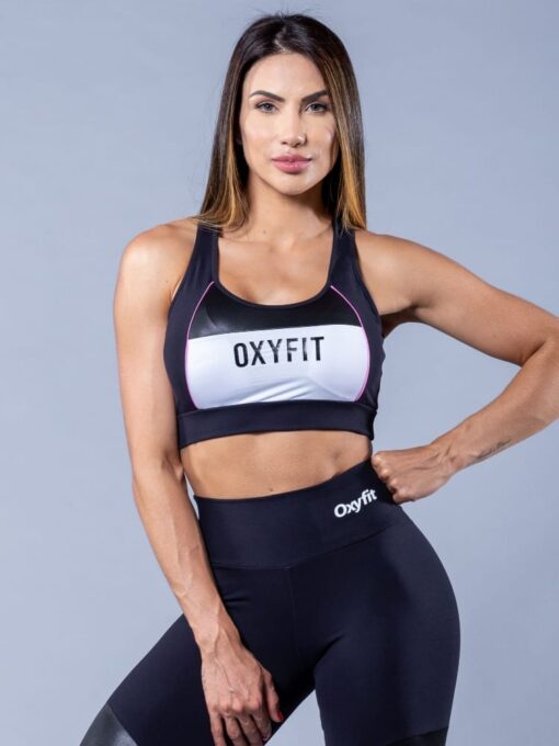 Oxyfit Sports Bra Top Speedy- black/white