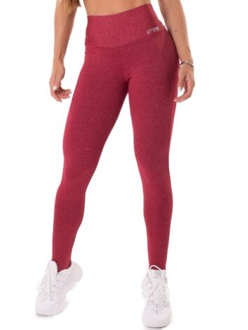 Let’s Gym Fitness Move and Slay Leggings – Red