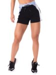 Let's Gym Fitness Sweet Glow Shorts - Black/Blue