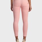Freddy WR.UP® Fashion-High Rise - 7/8 Length - Pastel Pink