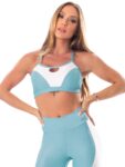 Lets Gym Fitness Lover Sports Bra Top - Blue