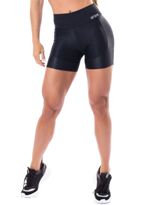 Let's Gym Fitness Lover Shorts - Black
