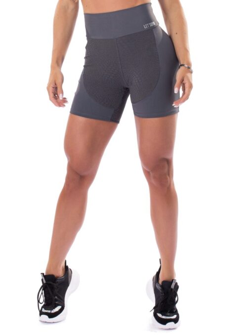 Let's Gym Fitness Respected Shorts - Graphite