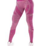 Let's Gym Fitness Seamless Diamond Leggings - Pink