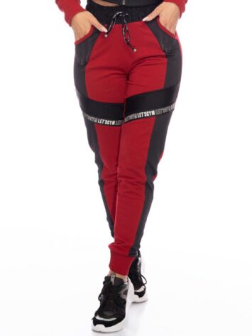 Let’s Gym Fitness Revolution Jogger Pants – Red