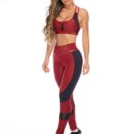 Let's Gym Fitness Desire Leggings - Red