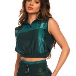 Lets Gym Fitness Cropped Intimate Top - Green