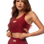 Lets Gym Fitness Cropped Smash Beach Tennis - Red