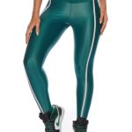 Let's Gym Fitness Excentric Leggings - Green