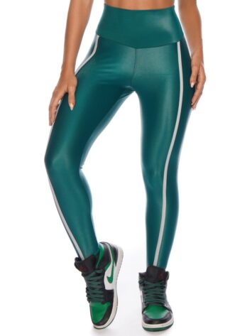 Let’s Gym Fitness Excentric Leggings – Green