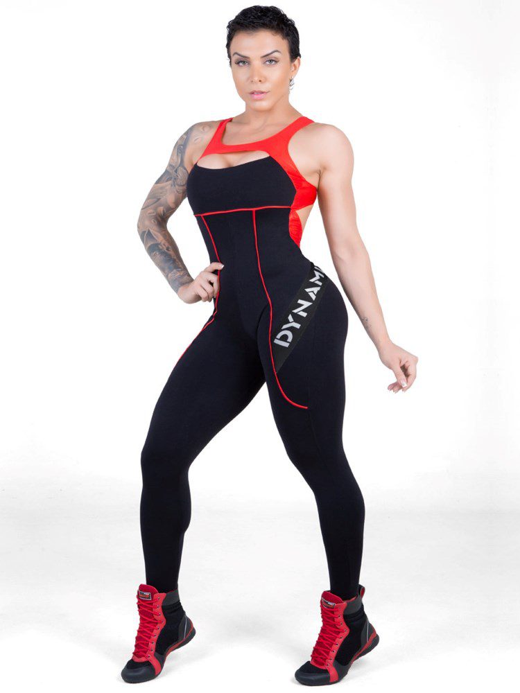 Dynamite Guardian Short Jumpsuit Women Workout Clothes Fitness Apparel  Sportswear