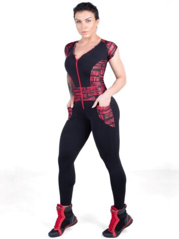 DYNAMITE BRAZIL Jumpsuit Infusion – Black/Red